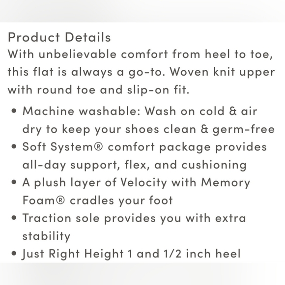 Life Stride Wmns Immy Knit Wedge Comfortable Memory Foam Slip On Black Shoes 10M - Picture 12 of 12